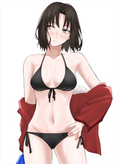 Fgo 黒ビキニの両儀式イラスト くびれ最高 Fgoまとめ カルデア速報 Fgo 黒ビキニの両儀式イラスト くびれ最高 Fgoまとめ カルデア速報