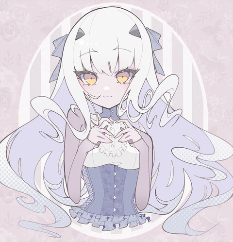 【FGO】メリュジーヌイラスト!! 指で♡作ってるのかわいすぎる!!