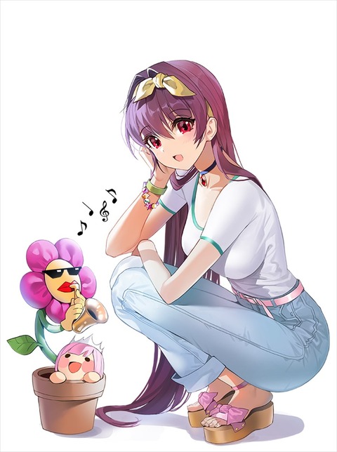 Fgo Damdaさんのスカサハ師匠イラスト メイヴちゃん人形可愛いｗ Fgoまとめ カルデア速報