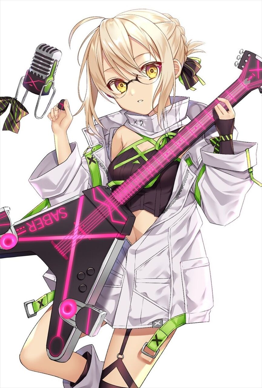 Fgo しのさんのギターを構えたアイドルえっちゃん えっちゃんのギターテク見たい