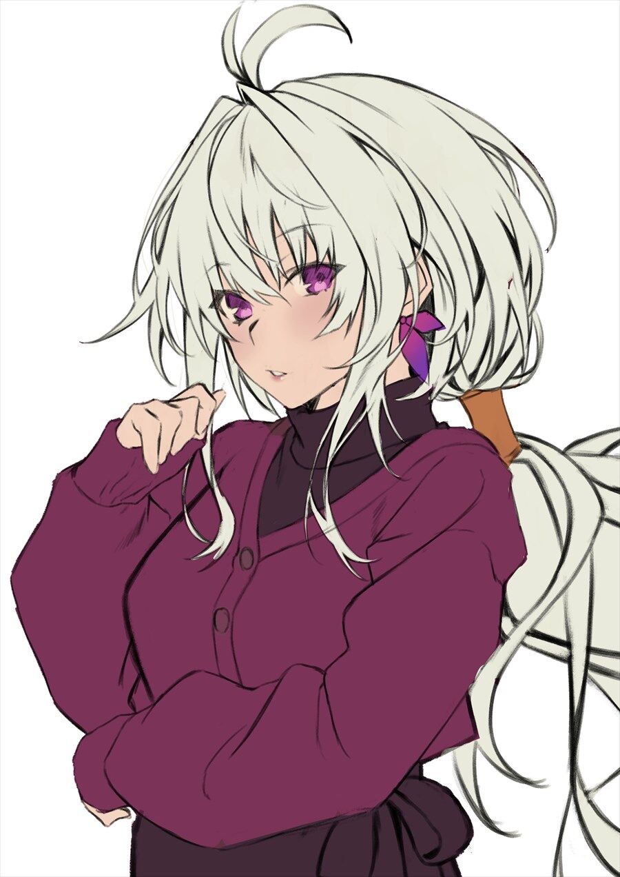 Fgo 冬私服のプロトマーリンイラスト このお姉さん可愛い