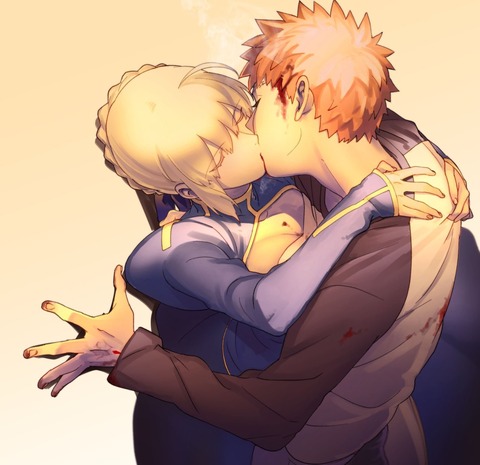 Fgo 士郎 セイバーのキスイラスト 尊すぎるんだよなぁ Fgoまとめ カルデア速報 Fgo 士郎 セイバーのキスイラスト 尊すぎるんだよなぁ Fgoまとめ カルデア速報