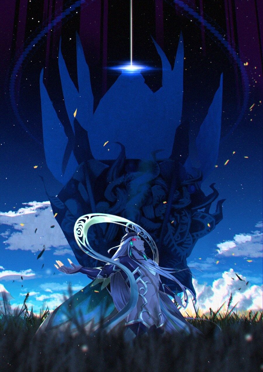 Fgo ひるなぎさんの宝具発動中の始皇帝イラスト これはまごうことなき皇帝ですね