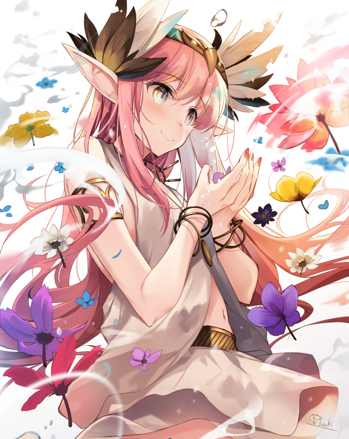 Fgo 花を手に乗せるキルケー大魔女イラスト 美少女なんだよなぁ