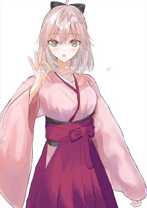 Fgo 袴姿の沖田さんイラスト 袴沖田さんいいぞぉ Fgoまとめ カルデア速報