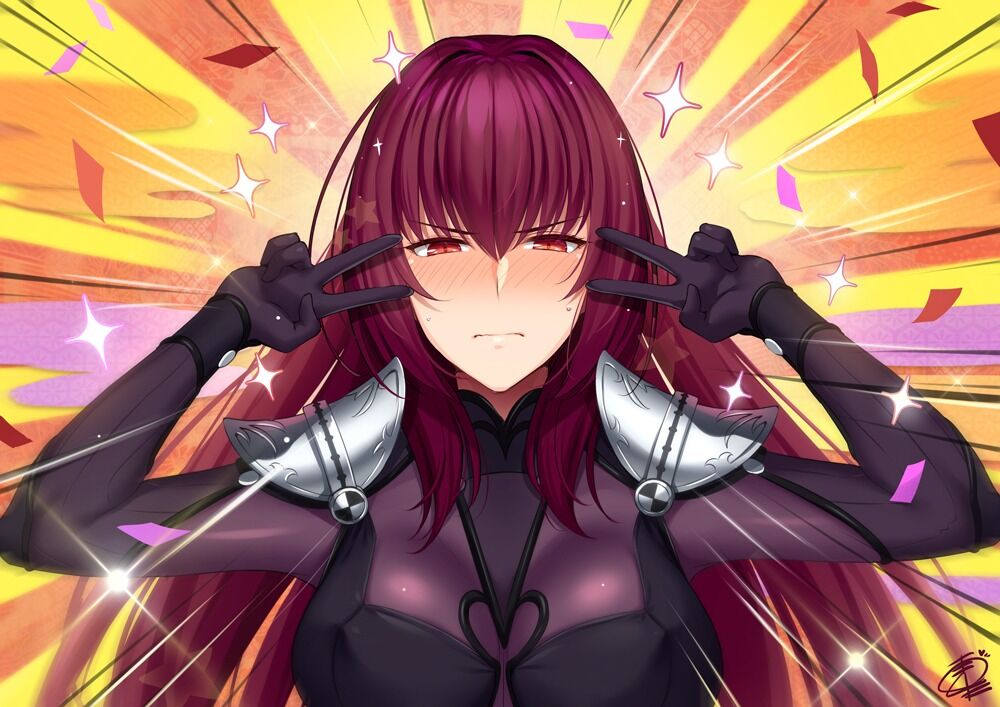 Fgo ダブルピースするスカサハ師匠 照れてる師匠もすこだ Fgo ダブルピースするスカサハ師匠 照れてる師匠もすこだ