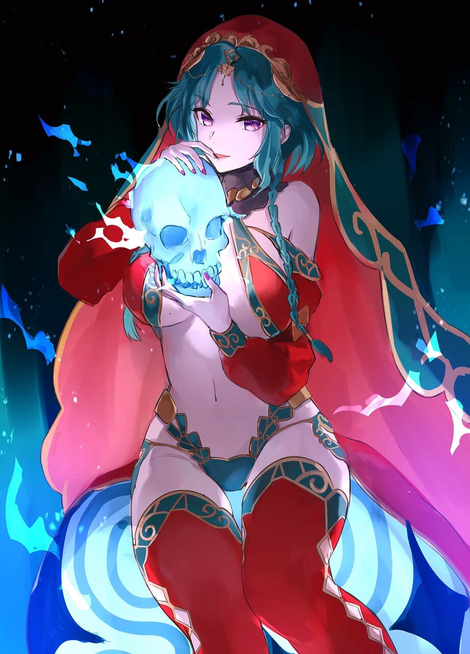Fgo 頭蓋骨を抱くサロメさんイラスト 好きよ ヨカナーン