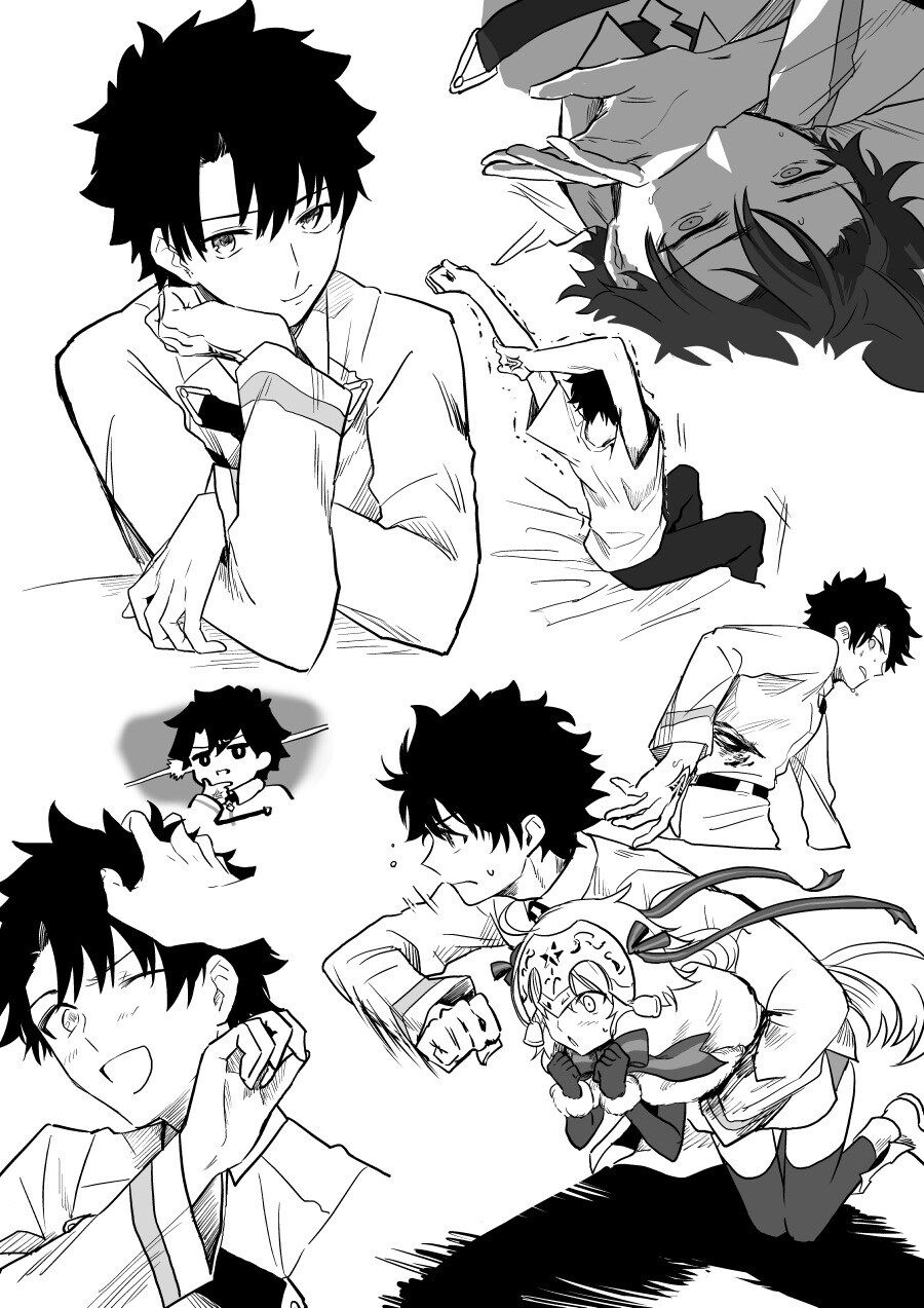 Fgo サンタリリィを抱えて走るぐだ男 わくわくしてるサンタリリィ可愛いなｗ