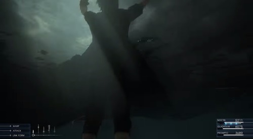 当初のFF15は水中を泳いでた → 現在のFF15「泳げるかわからない」