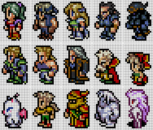 FF6_キャラドット