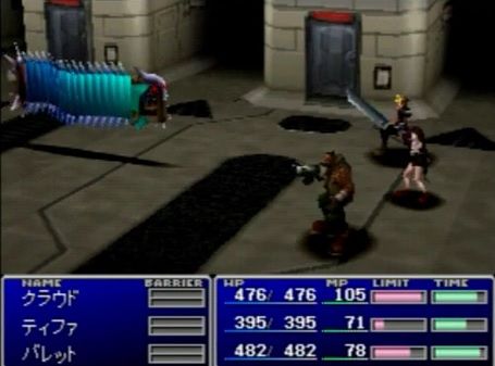FF7~FF10みたいな敵に一人づつ攻撃しに行って定位置に再び戻って待機する戦闘の絵面