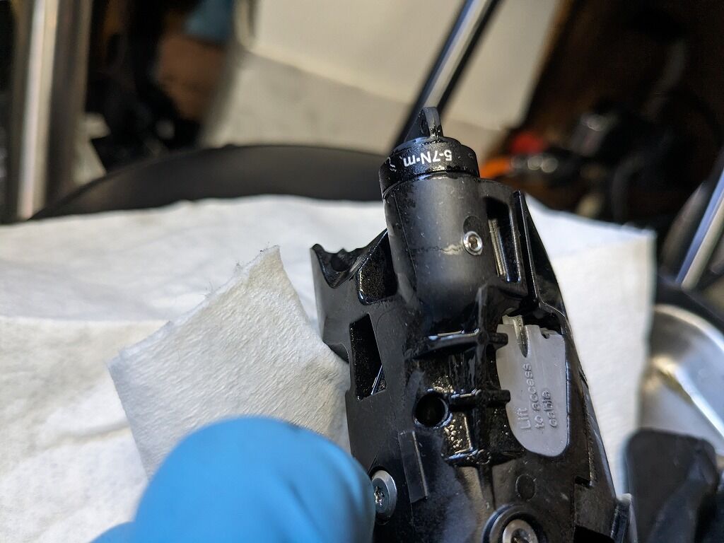 11速用 油圧機械式コントロールレバー（ST-R8020等）のアキレス腱!? 要