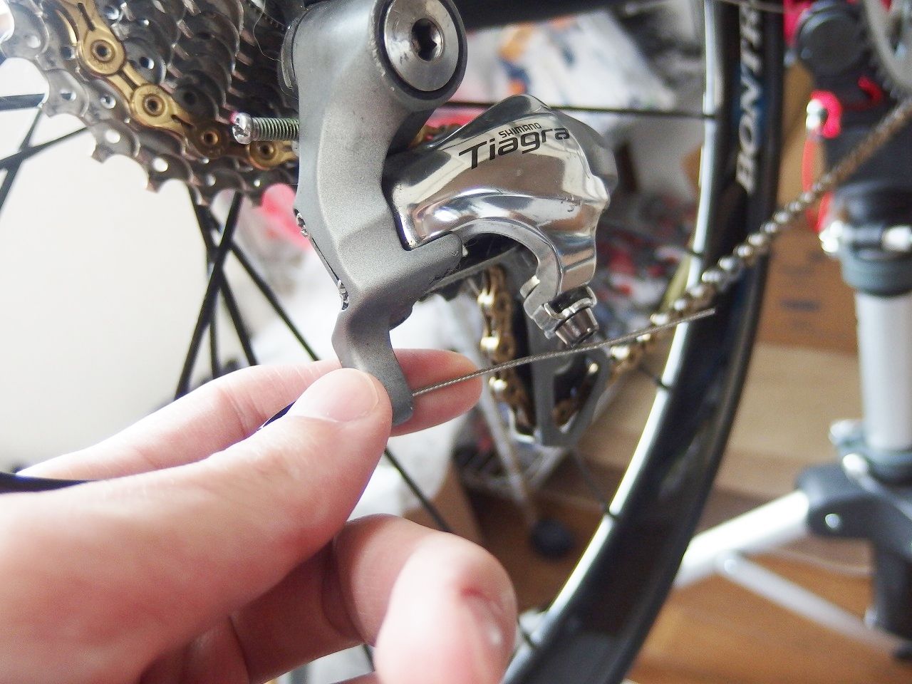 リアディレイラー調整 中級編 トップ・ローアジャストボルト 動画更新