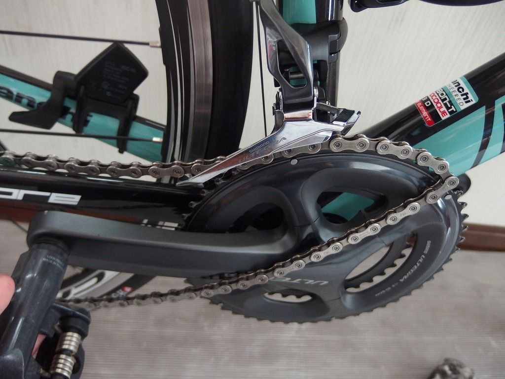 ギアチェンジ 過激 チェーン落ち 自転車
