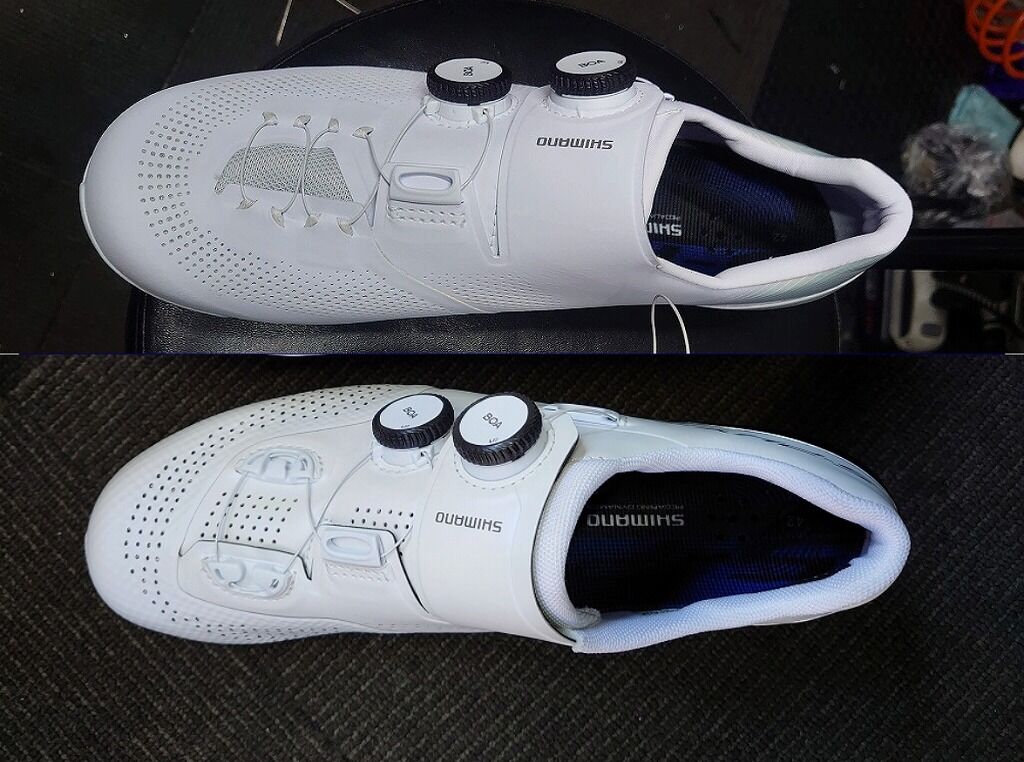 SHIMANOシマノ S-PHYRE RC9(SH-RC902) 43 ホワイト Shimano S-Phyre RC9 Carbon Road Bike Shoes Size 46- SH-RC902