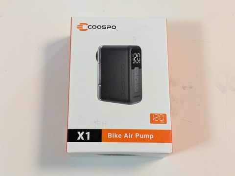 新作】COOSPO X1 120PSI 自転車 携帯電動ポンプ 空気入れ COOSPO X1