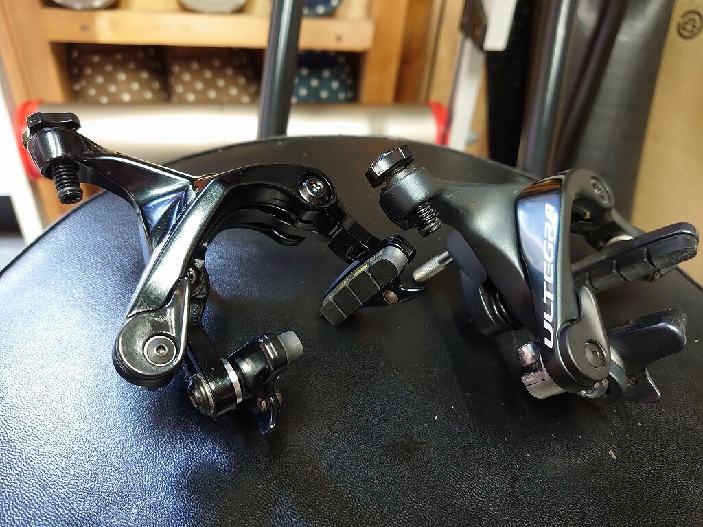 ろ*つ様 アルテグラ BR-8000 キャリパーブレーキ 性能比較 BR-R8000 VS BR-R7000 | MTB