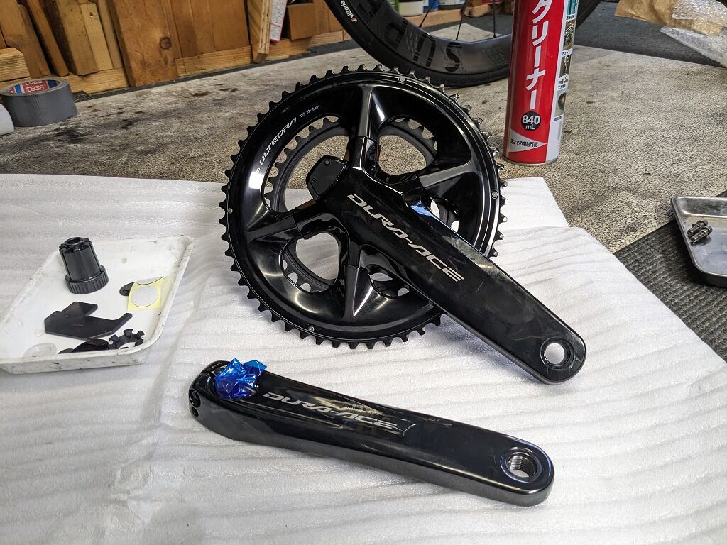 SHIMANO FC-R9200-P組み付け～設定 : えふえふぶろぐ