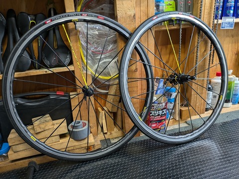 MAVIC KSYRIUM PRO UST リムブレーキ 中古品販売】MAVIC KSYRIUM PRO UST リムブレーキ用ホイール