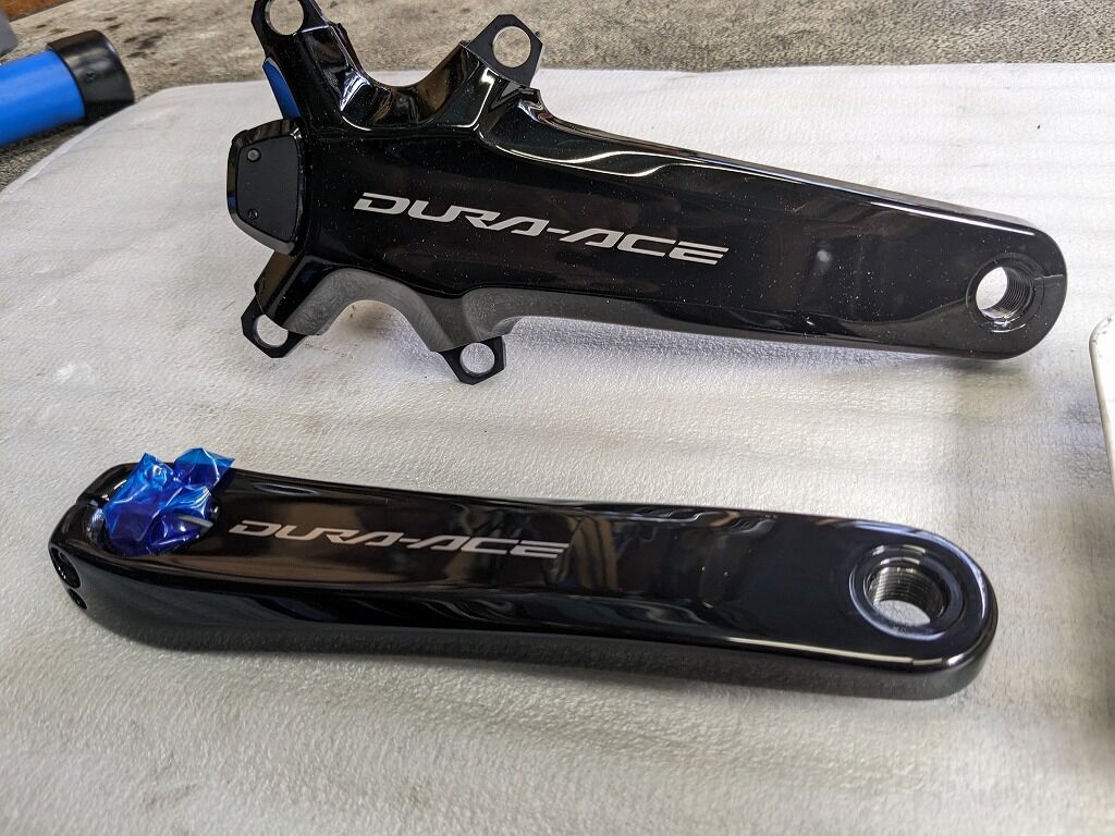 SHIMANO FC-R9200-P177.5mmギア無 右のみ パワーメーター DURA-ACE デュアルサイドパワーメータークランクセット 2x12スピード