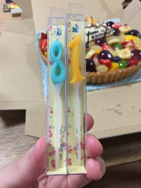 ナンバーキャンドル