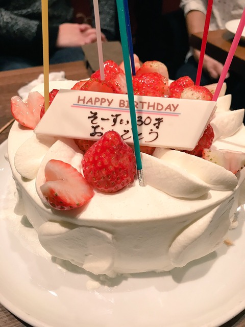 誕生日ケーキ