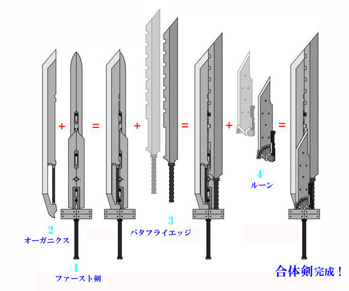 Ff7のクラウドの剣とバイクwww Ff速報 Ff7のクラウドの剣とバイクwww Ff速報