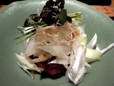 鯉と夏刻み野菜