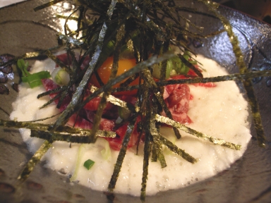 061230七厘とろろユッケ