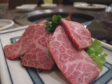 070114鶯谷園特上牛刺し