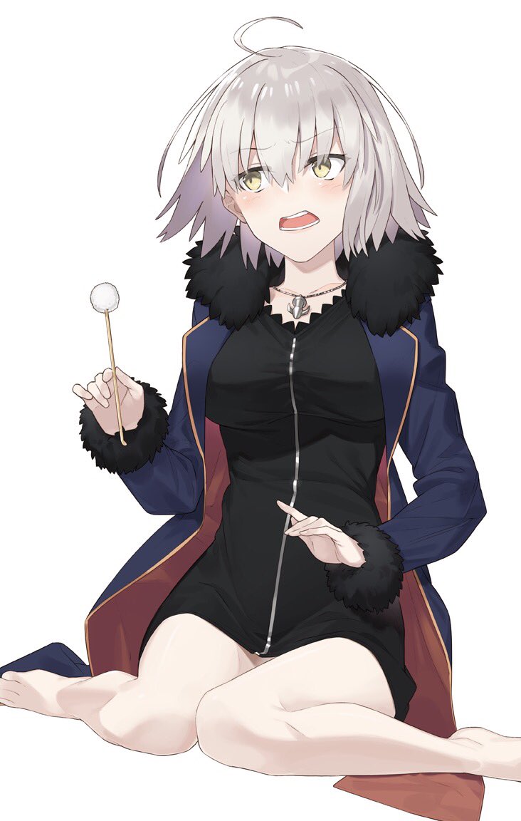 Fgo 膝枕で耳かきのジャンヌ ダルク オルタのイラスト フェイトでマスター