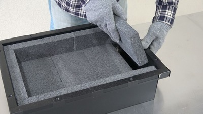 割烹囲炉裏_レンガ交換5
