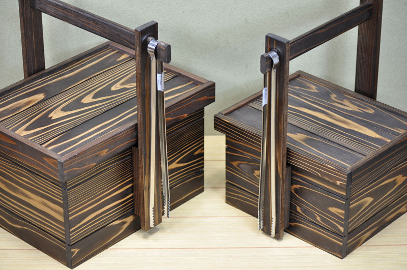 囲炉裏の道具 炭取り箱 : 囲炉裏・火鉢・七輪のうんちく － 炭火道