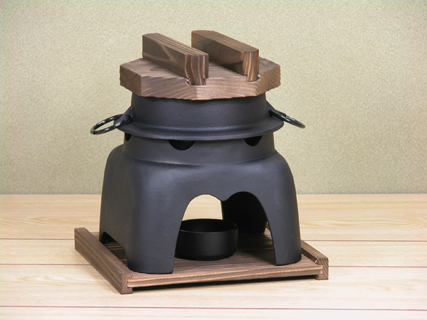 かまどはん 使用品 かまどはん グレー×ブラック｜閑心窯 - ころは