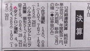 増配３銘柄。。。高値更新する株 ＆ SaaSの死