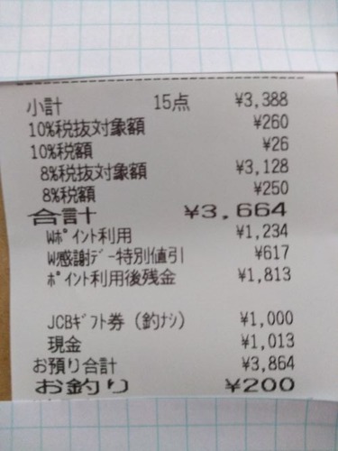 今年最後のウエル活に行ったけど。。。来年のポイ活は詰んでしまいそう (´･ω･｀)