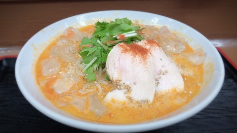 ピリ辛豆乳冷やし麺