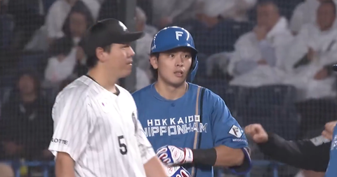 【日本ハム】野村佑希、ライトへの先制タイムリーヒット｜ロッテ戦｜打った瞬間の反応まとめ｜9/28