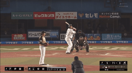 Vsロッテ 日ハム伊藤 安田に2ラン被弾 点差が3点に縮まる ファイターズ王国 日ハムまとめブログ