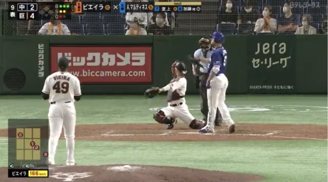 巨人ビエイラ 日本最速166キロ計測ｗｗｗｗｗｗｗｗ 2ch野球まとめアンテナ