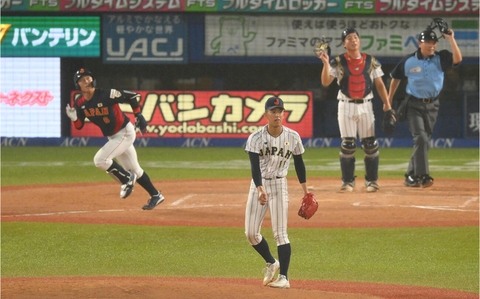 【侍ジャパンU18壮行試合】「織田がここまで打たれるとは」　“先輩”の貫禄…プロ予備軍に衝撃「強すぎる」大学7-1高校