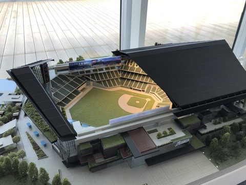 日ハムの新球場模型ｗｗｗｗｗｗ ファイターズ王国 日ハムまとめブログ