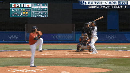 侍ジャパンvsメキシコ 侍ジャパン 6回から伊藤大海がオリンピック初登板 1イニングを三者凡退に抑える プロ野球１２球団まとめサイト