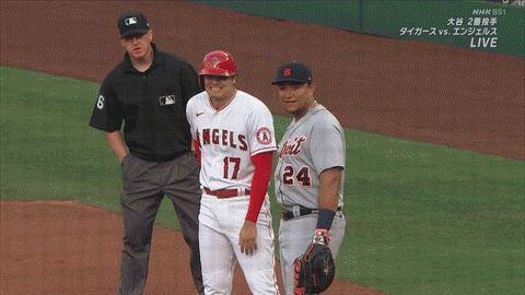 朗報 大谷翔平 ミゲル カブレラに股間を触られる なんｊリーグ