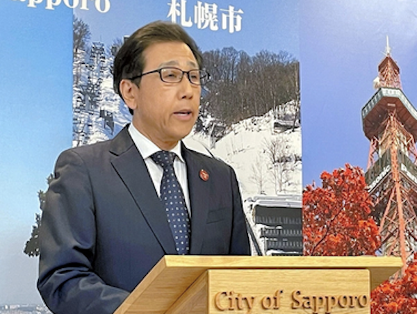 札幌五輪、早くも34年大会の実現も困難か　秋元克広市長が緊急会見「あきらめない」