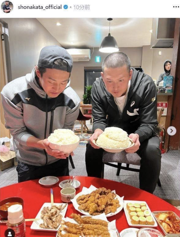 中田翔さん、大盛の白米を食べてしまうｗｗｗｗｗｗ