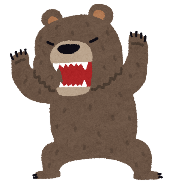 【悲報】秋田県の熊、ついに10頭同時に出没。これもう人間と熊の戦争始まるだろ…
