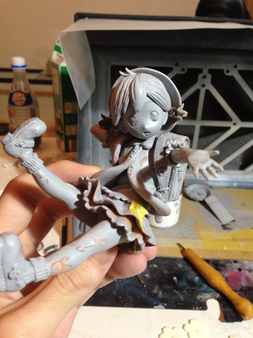 さくらちゃん制作part26】台座制作 その2 : フィギュア作るお