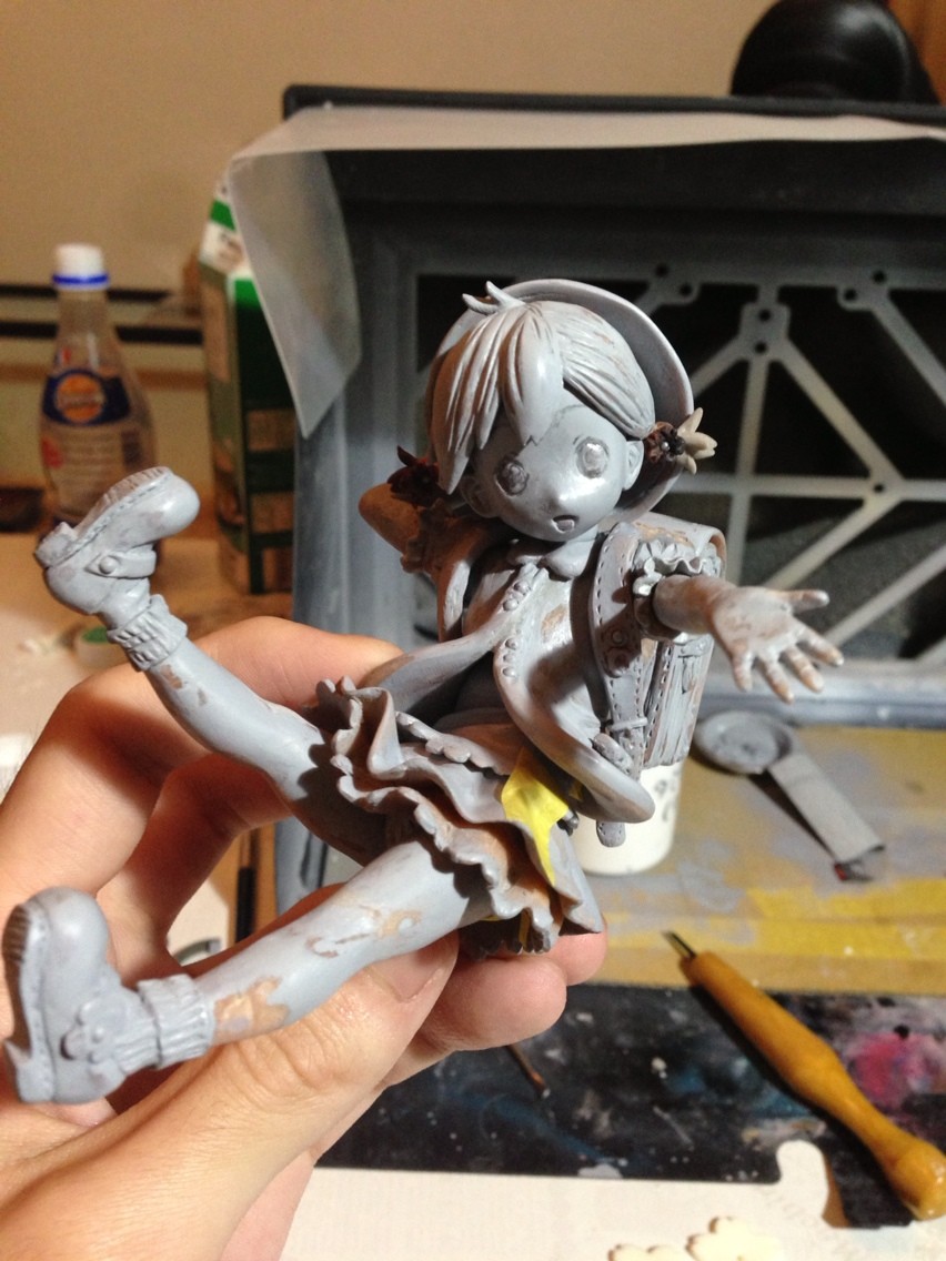 さくらちゃん制作part26】台座制作 その2 : フィギュア作るお