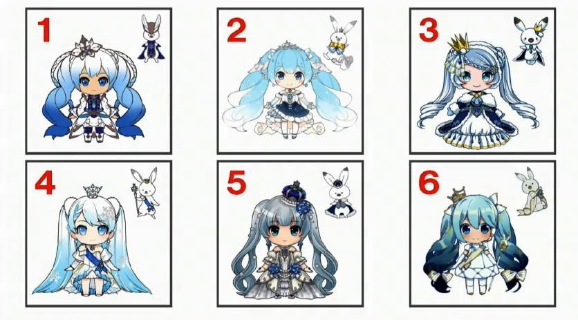 19年 ねんどろいど雪ミク 衣装デザイン 最終選考6作品が公開 ウェブ投票もスタート Figure News